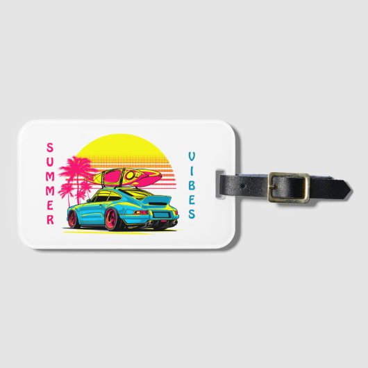 MIAMI GT SUMMER VIBES BAGAGELABEL (Voorkant (horizontaal))