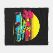 MIAMI GT SUMMER VIBES FLEECE DEKEN (Voorkant (Horizontaal))