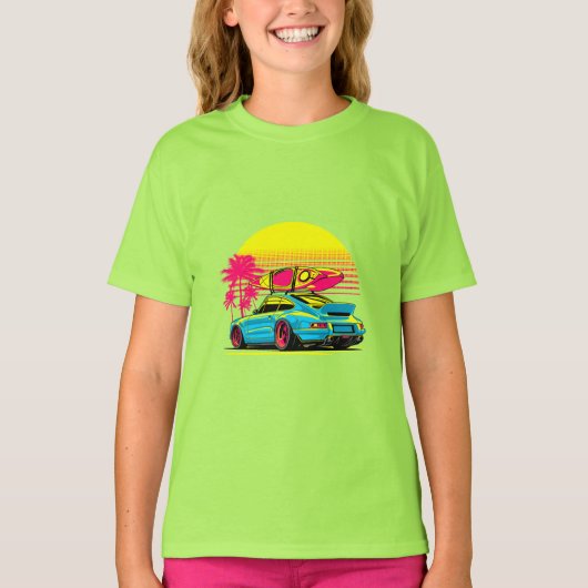 MIAMI GT SUMMER VIBES T-SHIRT (Voorkant)