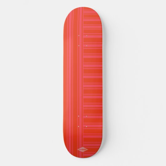 Miami Heat Stripe HAMbWG Skateboard (Voorkant)
