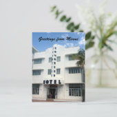 miami hotel briefkaart (Staand voorkant)