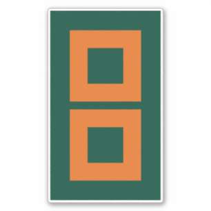 Miami Hurricane Warning Sticker