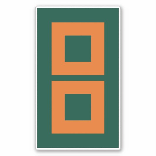 Miami Hurricane Warning Sticker (Voorkant)