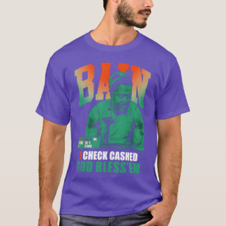 Miami Hurricanes Rueben Bain Jr 1 Check geïndossee T-shirt