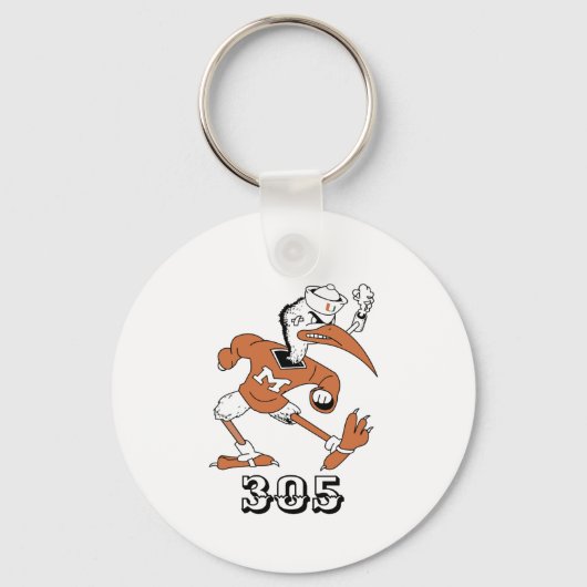 Miami Hurricanes Sleutelhanger (Achterkant)