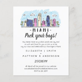 MIAMI Huwelijk Handgetekende Bestemming Modern
