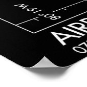 MIAMI INTERNATIONAL AIRPORT FAA DIAGRAM POSTER (Hoek)