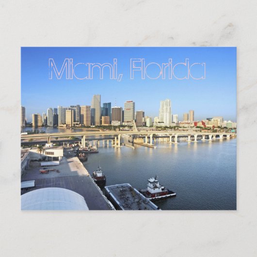 Miami, International gateway to the World. Briefkaart (Voorkant)