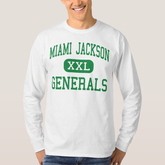 Miami Jackson - Generalen - High - Miami Florida T-shirt (Voorkant)