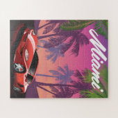 Miami jaren 90 sportwagen legpuzzel (Horizontaal)