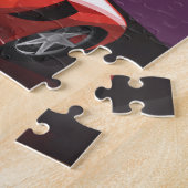 Miami jaren 90 sportwagen legpuzzel (Zijkant)