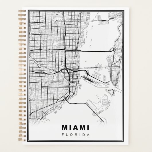 Miami Kaart Planner (Voorkant)
