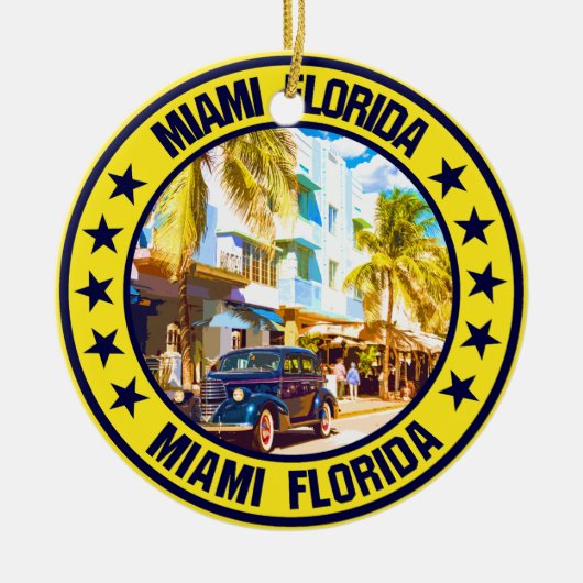 Miami Keramisch Ornament (Voorkant)