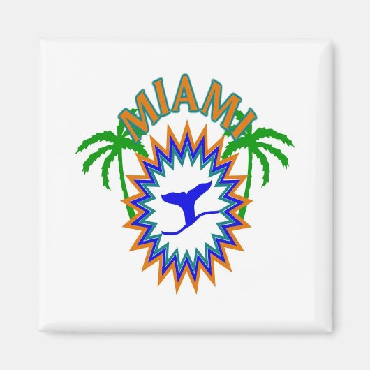 MIAMI KOELKAST MAGNEET (Voorkant)