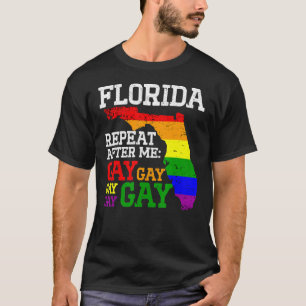 Miami LGBTQ Pride Parade Florida Herhaal na mij G T-shirt