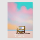 Miami Lifeguard Travel poster (Voorkant)