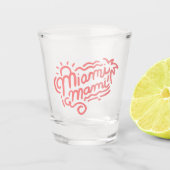 Miami Mami Bachelorettes Shot Glass Shot Glas (Voorkant)