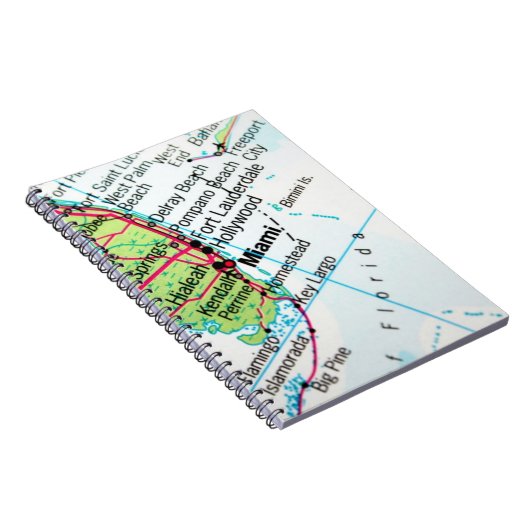 Miami Map Notitieboek (Rechterzijde)