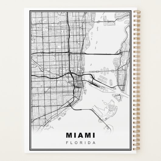 Miami Map Planner (Achterkant)