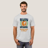 Miami Marathon Life Time 2022 T-Shirt (Voorkant volledig)