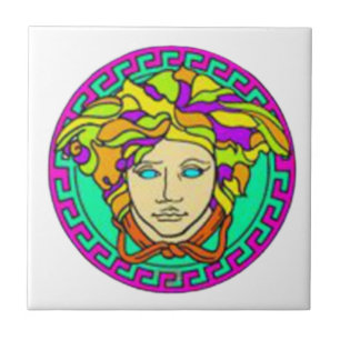 Miami Medusa Southbeach op Medusa Wit Tegeltje