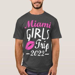 Miami Meisjesreis 2022 Vrijgezellenfeest Huwelijk  T-shirt
