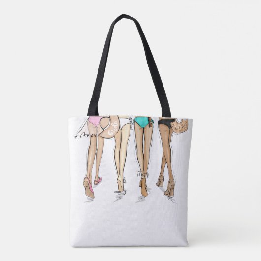 Miami Meisjesweekend Weekend Bikini Tote Bag (Achterkant)