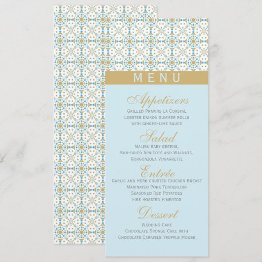 Miami - Menukaarten Menu (Voorkant / Achterkant)