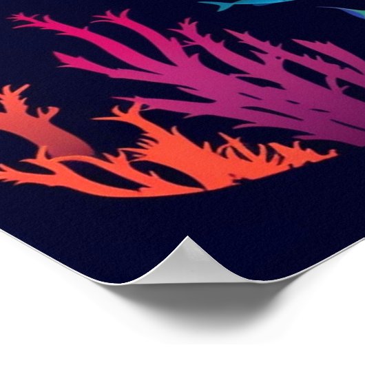 Miami mermaid poster (Hoek)