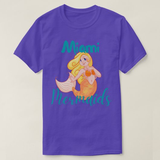 Miami Mermaids T-shirt (Design voorkant)