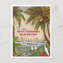  Miami Merry Christmas uit Florida Briefkaart