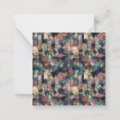 Miami met Kerstmis & Oud en Nieuw in waterverf Notitiekaartje (Voorkant)