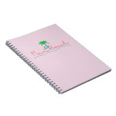 Miami met Palm en Umbrella Notitieboek (Rechterzijde)