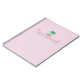 Miami met Palm en Umbrella Notitieboek (Linkerzijde)