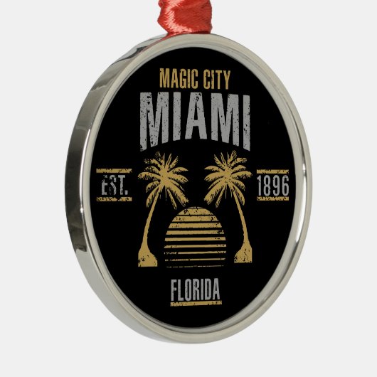 Miami Metalen Ornament (Rechts)