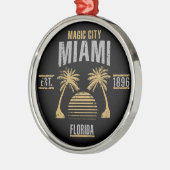Miami Metalen Ornament (Links)