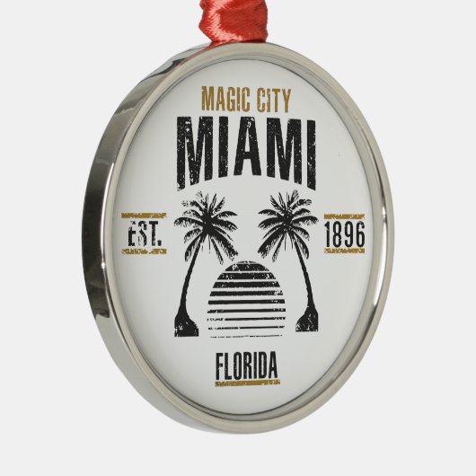 Miami Metalen Ornament (Rechts)
