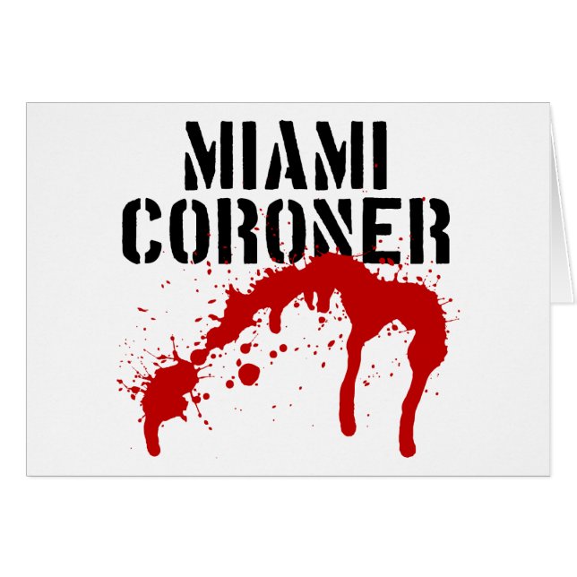 Miami Metro PD Coroner (Voorkant Horizontaal)