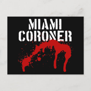 Miami Metro PD Coroner Briefkaart