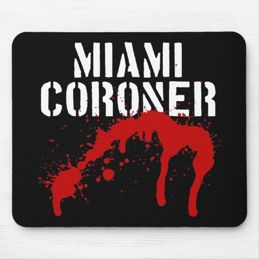 Miami Metro PD Coroner Muismat (Voorkant)