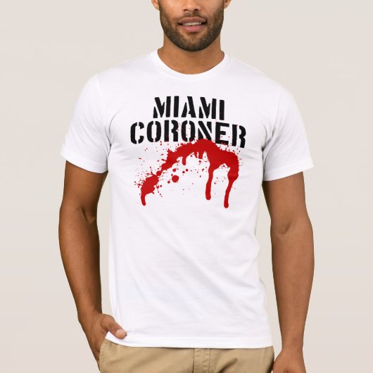 Miami Metro PD Coroner T-shirt (Voorkant)