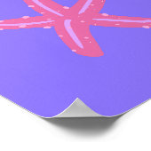 Miami, Miami Beach, Preppy Room, Paars, Lila Poster (Hoek)