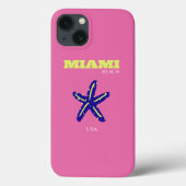 Miami, Miami Beach, Roze'' Case-Mate iPhone Case (Achterkant)