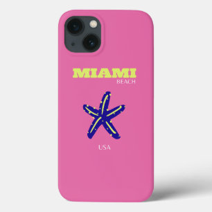 Miami, Miami Beach, Roze'' Case-Mate iPhone Case