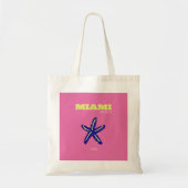 Miami, Miami Beach, roze Tote Bag (Voorkant)
