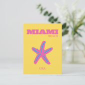 Miami, Miami Beach, Travel Art Feestdagenkaart (Staand voorkant)