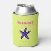 Miami, Miami Beach, Travel Art, Preppy Blikjeskoeler (Blikje Voorkant)