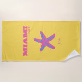 Miami, Miami Beach, Travel Art Strandlaken (Voorkant)