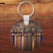 Miami-nachtfoto - Sleutelhanger (Voorkant)