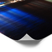 Miami night panorama - Poster (Hoek)